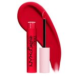 NYX PROFESSIONAL MAKEUP, Lip Lingerie XXL Matte Liquid Lipstick, Vegan Formula - 28 UNTAMABLE (Brick Red)