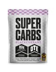 OTE Super Carbs - Energy Supplement Drink with 80g of Carbohydrates and a Balance of Electrolytes - Vegan-Friendly - 6 Sachets (Blackcurrant)