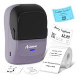 CLABEL 221B Label Maker Machine with Tape 2 Inch Thermal Bluetooth Label Printer Portable Stickers Printer for Phones & PC Wireless Printers with 1 Roll 40x30mm Upgrade Label