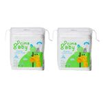 Prima Baby Squares, Soft and Gentle, Chemical Free for soft Baby Skin, (Pack of 2)