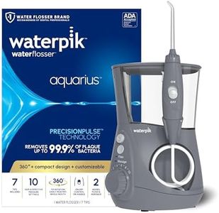 Waterpik Water Flosser Electric Dental Countertop Oral Irrigator For Teeth – Aquarius Professional, WP-667 Modern Gray