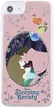 Ingrem iPhone SE (2nd Generation)/SE (3rd Generation) / 8/7 / 6s / 6 / Disney Characters/Glitter Glitter Case/Princess Aurora and Prince