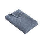 CUBE HOME Luxury 100% Bamboo Bath Towel - 90 x 180 cm - Natural Bamboo, Highly Absorbent, Quick Dry and Hypoallergenic (Eclipse Navy)