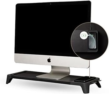 Pout Eyes 8 3-in-1 Hub Monitor Stand, Black