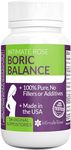 Intimate Rose Boric Acid Suppositories - Manages Odor - Promote pH Balance for Women Vaginal-Health - 14-Count Medical Grade Boric Acid (600mg)