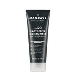 ManCave Anti-Ageing & SPF 20 Moisturiser 100ml, Counteract Sign Of Premature Ageing, Natural Formulation With Rosehip Oil And Vitamin E, Vegan, Made Using Recycled Plastics, Packaging May Vary