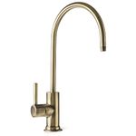 iSpring GA1-AB Lead-Free Reverse Osmosis, Kitchen Bar Sink RO Drinking Water Faucet, Contemporary Style, High Spout, Antique Brass