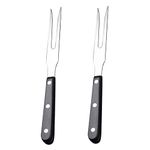 2 Pcs Carving Forks Professional Pot Forks Anti-Slip Meat Lifting Forks for BBQ Kitchen Turkey(10.43 in)