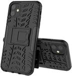 zivite Shockproof Kickstand Rubber Back Cover for iPhone 11 (6.1) - Black