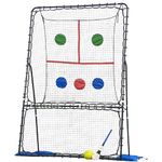 SkillMaster® Ball Rebounder - Versatile 12x8 Feet Sports Training Net for Soccer, Rugby, GAA, Volleyball, Tennis - Durable, All-Weather, Freestanding with Target Accuracy