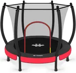 55 inches Pumpkin Black Trampoline