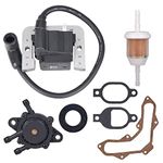 Mikatesi 20 584 01-S 03-S 04-S Ignition Coil Module Kit for Kohler SV470 SV480 SV530 SV540 SV541 SV590 SV591 SV600 SV601 SV610 SV620 Lawn Mower Tractor with 24 393 04-S Fuel Pump Gasket Oil Seal