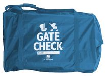 J.L. Childress Gate Check Bag for Single & Double Strollers - Stroller Bag for Airplane - Large Stroller Travel Bag for Airplane - Air Travel Stroller Bag - Blue