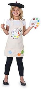 Dress Up America Artist Costume for Kids – Painter Dress-Up with Beret