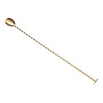 Barfly M37019GD Muddle Bar Spoon, Muddler 15 3/4" (40.0 cm), Gold