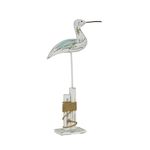 Deco 79 38706 Wood Seabird 21"H, 12"W -