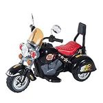 HOMCOM Kids Electric Motorbike 6V Children Ride On Motorcycle Battery Powered Toy w/Lights Sound for 3-6 Years Old Black