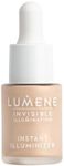 Lumene Invisible Illumination Instant Illuminizer Golden Hour - Lightweight Hydrating Liquid Highlighter - Glowing Skin Makeup Highlighter for a Natural Radiance - Highlight Illuminator (0.5 Fl Oz)