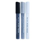 Levin Acrylic Paint Markers Set - Permanent Paint Pens for Plastic, for Glass, Ceramic, Wood, Cloth, Rubber, Rock Painting