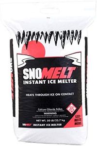 SnoMelt S0502R 50 lbs Calcium Chloride Pellet Bag