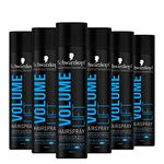 Schwarzkopf Professional Styling Volume Lift Hairspray, 48HR Extra Strong Hold, Multipack 6 x 400 ml