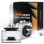 Nilight D3S HID Headlight Bulbs, Super Bright D3S HID Bulb 6000K Diamond White High Low Beam HID Xenon Bulbs Replacement, 2-Pack