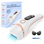 Haarlosy IPL Hair Removal Device- Painless & Long Lasting, 3-in-1 at-Home Laser Hair Remover for Women and Men, 999,900 Flashes and 9 Levels for Bikini Line, Face, Underarm