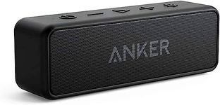 Anker Soundcore 2 Portable Bluetooth Speaker with 12W Stereo Sound, BassUp, IPX7 Waterproof, 24-Hour Playtime, Wireless Stereo Pairing, Speaker for Home, Outdoors, Travel