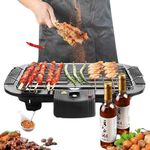 Drumstone (๐๐ ๐๐๐๐ซ๐ฌ ๐๐๐ซ๐ซ๐๐ง๐ญ๐ฒ) Barbeque Grill Grilling Set Machine Charcoal Electric Dual-Purpose Household Outdoor Multi-Function Double Electric Oven 2000W Barbecue for Home