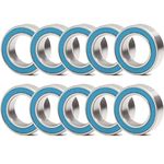 MR106-2RS Precision Ball Bearing 6x10x3mm,ABEC-3 6x10x3 Blue Rubber Sealed Ball Bearings (Pick of 10pcs)