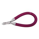 Tweezerman Grip and Snip Spiral Spring Cuticle Nipper, 3.2 Ounce (3198-R)