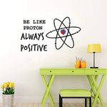 Decal O Decal Vinyl Always Positive Wall Stickers (Multicolour)