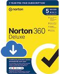 Norton 360 Deluxe 2024, Antivirus software for 5 Devices and 1-year subscription with automatic renewal, Includes Secure VPN and Password Manager, PC/Mac/iOS/Android, Activation Code by email