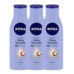 Nivea Body Lotion Shea Smooth Milk 200 Ml (Pack of 3) Dry Skin Type