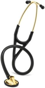 3M™ Littmann® Master Cardiology™ Stéthoscope avec gravure laser gratuite Noir/laiton 2175
