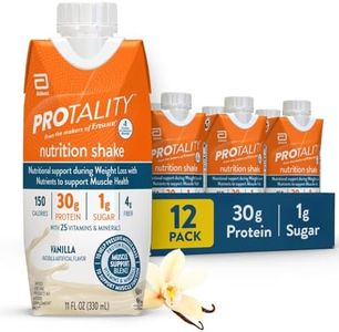 PROTALITY Vanilla Nutrition Shake | 30g Protein, 1g Sugar | Nutrition Support for Muscle Health During Weight Loss | 12 Pack