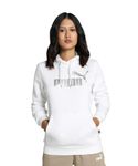 Puma Women's Cotton Hooded Neck Sweatshirt (849958_White