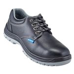 NEOSAFE Mens A7023 Flyer,Derby,Double Density Safety Shoes with Fibre Toe,Black Size 9