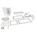 JED Pool Tools Wide Mouth Thru-The-Wall Skimmer & Complete Accessory Kit