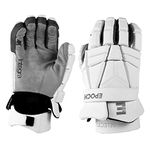 Epoch Integra Select Lacrosse Gloves with Dual-Density Foam and Adjustable Wrist, 10", Small, White