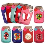 Giiffu 50 Pack Valentines Cards for Kids, Mason Jar Happy Valentines Day Cards, Funny Valentine Gifts for Classroom, Kids Valentines Day Cards for School Exchange Party Favors(Candy Not Included)