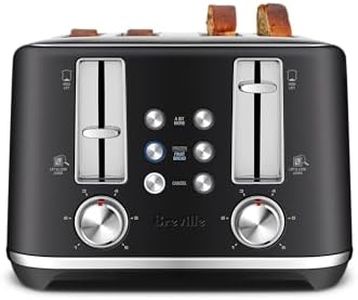 Breville, the ToastPro 4 Slice Toaster, Matte Black, LTA642MTB2IAN1
