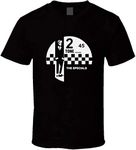 The Specials 2 Tone Records t-Shirt Rare Retro British Rock Music Labels Ska Music Shirts, Black, Large