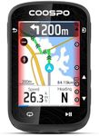 COOSPO Color Touchscreen GPS Bike Computer CS600, Wireless IPX7 Waterproof Cycling GPS Speedometer with Bluetooth/ANT+, Backlight Route Navigation, Support Bike Radar & 36H Battery Life