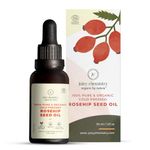 Juicy Chemistry Rosehip Seed Oil,30 Ml|100% Pure Cold Pressed&Organic Carrier Oil For Scars,Stretch Marks,Fine Lines&Wrinkles|Therapeutic Grade Rosehip Oil For Face,Hair&Nails|Suitable For Men&Women