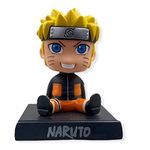 Super Hero Anime Action Figure Bobble Head for Car Dashboard Office & Study Table Decoration for Everyone (Naruto)