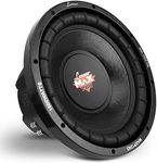 LANZAR 12in Car Subwoofer Speaker - Black Non-Pressed Paper Cone, Stamped Plastic Basket, Dual 4 Ohm Impedance, 1600 Watt Power and Foam Edge Suspension for Vehicle Audio Stereo Sound System - MAXP124D