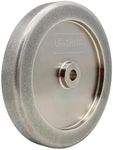 UF-SHARP CBN 4 in 1 Grinding Wheel, 8" Dia x 1.25" Wide x 5/8" Bore for Sharpening Woodturning Tools、High Speed Steel Tools (600 Grit)
