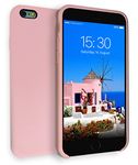 MyGadget Case for iPhone 6 Plus | 6s Plus - Soft Touch Hard Cover Matte TPU Back Shell - Protective Shockproof Anti Scratch in Rose