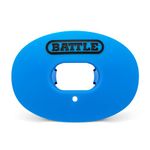 Battle Sports Science Oxygen Lip Protector Mouth Guard, Light Blue